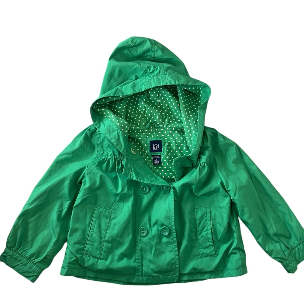 GAP Green Windbreaker - Girls 3 Years Old
